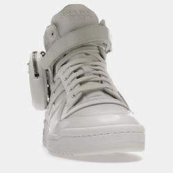 Prada X Adidas White Forum High Top Sneaker EU 42