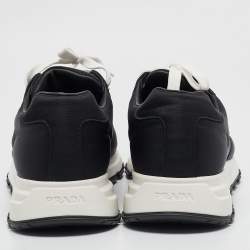 Prada Black Nylon Prax 01 Sneakers Size 44.5