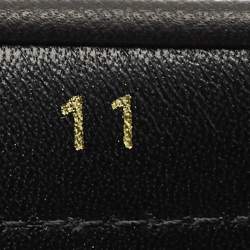 مملوكة مسبقًا Prada Black Leather Slip On Loafers Size 45