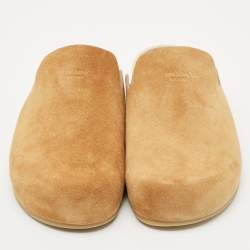 Prada Tan Suede Espadrille Mules Size 41