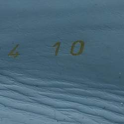 مملوكة مسبقًا Prada Blue Ostrich Leather Slip On Loafers Size 43