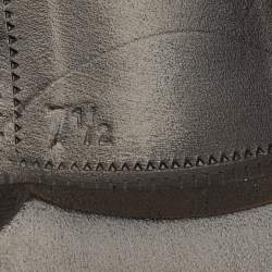 Pre Owned Prada Size 41.5 Black Leather Lace Up Derby