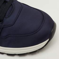 مملوكة مسبقًا حذاء رياضي برادا براكس 01 جلد أبيض ونايلون مقاس 41