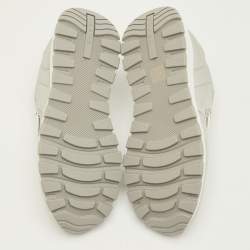 مملوكة مسبقًا Prada Prax 01 Size 41.5 Grey Nylon Low Top Sneakers