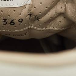 مملوكة مسبقًا Prada Prax 01 Size 41.5 Grey Nylon Low Top Sneakers