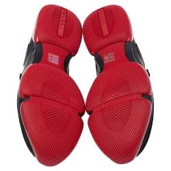 Prada Black/Red Mesh Cloudbust Sneakers Size 44