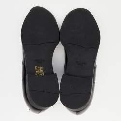 Prada Black Leather Lace Up Oxfords Size 41