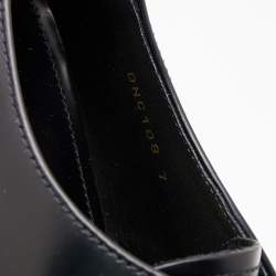 Prada Black Leather Lace Up Oxfords Size 41