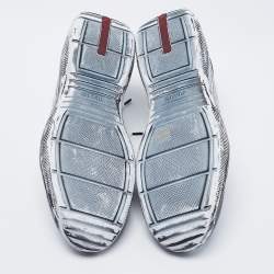 مملوكة مسبقًا Cass x Prada Black/White America's Cup Sust4in Low-Top Sneakers Size 43