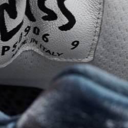 مملوكة مسبقًا Cass x Prada Black/White America's Cup Sust4in Low-Top Sneakers Size 43