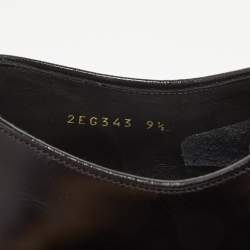 Prada Black Leather Lace Up Derby Size 43.5