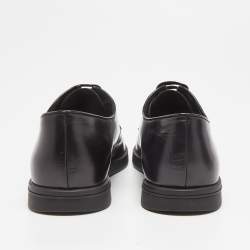 Prada Black Leather Lace Up Derby Size 43.5