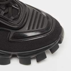 Prada Black Fabric and Rubber Cloudbust Sneakers Size 44