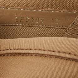 Prada Brown Canvas Low Top Sneakers Size 44