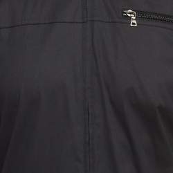 Prada Sport Black Cotton Blend Zipper Jacket L