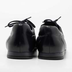 Pre Owned Prada Sport Navy Blue Leather Low-Top Sneakers Size 46