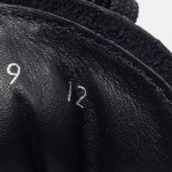 Pre Owned Prada Sport Navy Blue Leather Low-Top Sneakers Size 46