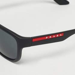 Pre Owned Prada Sport Black SPS01U Wayfarer Sunglasses