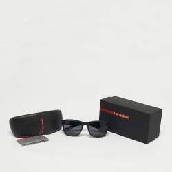 Pre Owned Prada Sport Black SPS01U Wayfarer Sunglasses