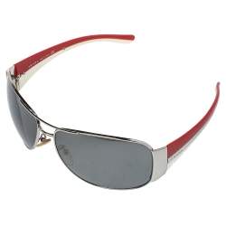 Pre Owned Prada Sport Red/White Acetate SPR75G Sunglasses