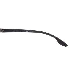 Prada Black Acetate SPS 57T Mirror Sunglasses