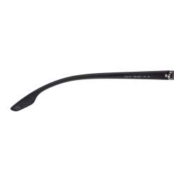 Prada Black Acetate SPS 57T Mirror Sunglasses