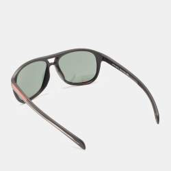 Prada Sport Black SPS 061 Aviator Sunglasses
