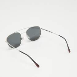 Prada Sport Black/Silver SPS 565 Square Sunglasses