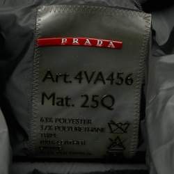 Prada Sport Black Nylon Drawstring Messenger Bag
