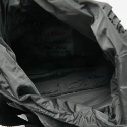Prada Sport Black Nylon Drawstring Messenger Bag