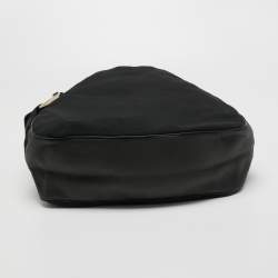 Prada Sport Black Nylon Drawstring Messenger Bag