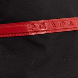 Prada Sport Black/Grey Nylon Duffle Bag