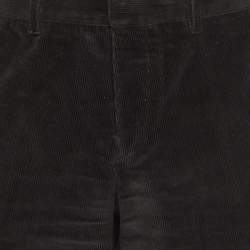 Prada Black Corduroy Regular Fit Pants XL