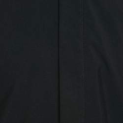 Prada Sport Black Synthetic High Neck  Zip-Up Jacket L