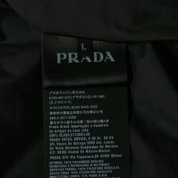 Prada Sport White Nylon Puffer Gilet Jacket L