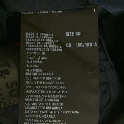 Prada Sport Navy Blue Re-Nylon Single Breasted Blazer L