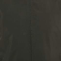 Pre Owned سترة برادا سبورت بدون أكمام سوداء بسحاب مقاس كبير - لارج