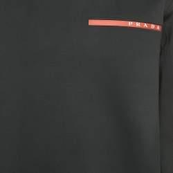 مملوكة مسبقًا Prada Sport Black Double Jersey Hoodie XL