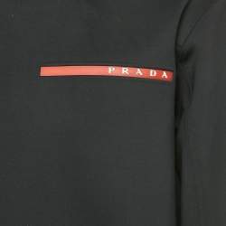 مملوكة مسبقًا Prada Sport Black Double Jersey Hoodie XL