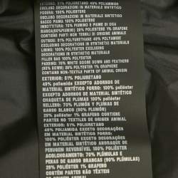 Pre Owned Prada Black Nylon Down Puffer Jacket S