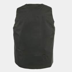 Pre Owned Prada Sport Black Light Technical Fabric Vest L
