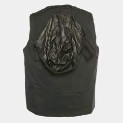 Pre Owned Prada Sport Black Light Technical Fabric Vest L