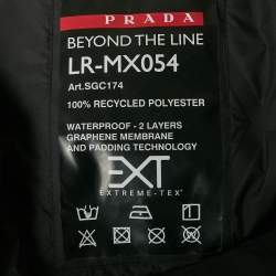 Pre Owned Prada Sport Black Light Technical Fabric Vest L