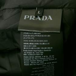 Pre Owned Prada Sport Black Light Technical Fabric Vest L