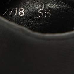 Prada Sport Black Canvas and Leather Low Top Sneakers Size 39