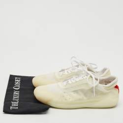 Prada Sport x Adidas Cream Mesh and Rubber ,Luna Rosa Sneakers Size 41.5