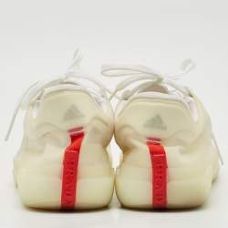Prada Sport x Adidas Cream Mesh and Rubber ,Luna Rosa Sneakers Size 41.5