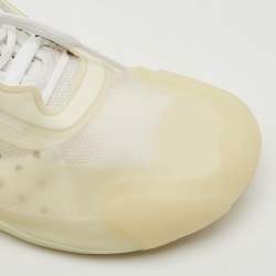 Prada Sport x Adidas Cream Mesh and Rubber ,Luna Rosa Sneakers Size 41.5