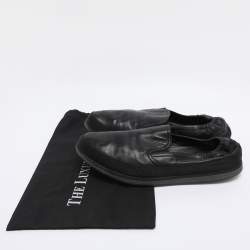 Pre Owned Prada Sports Black Leather Scrunch Slip On Sneakers Size 45