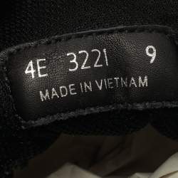 Pre Owned Prada Sport Grey/Black Canvas  Trainer Lace Up Sneakers Size 43